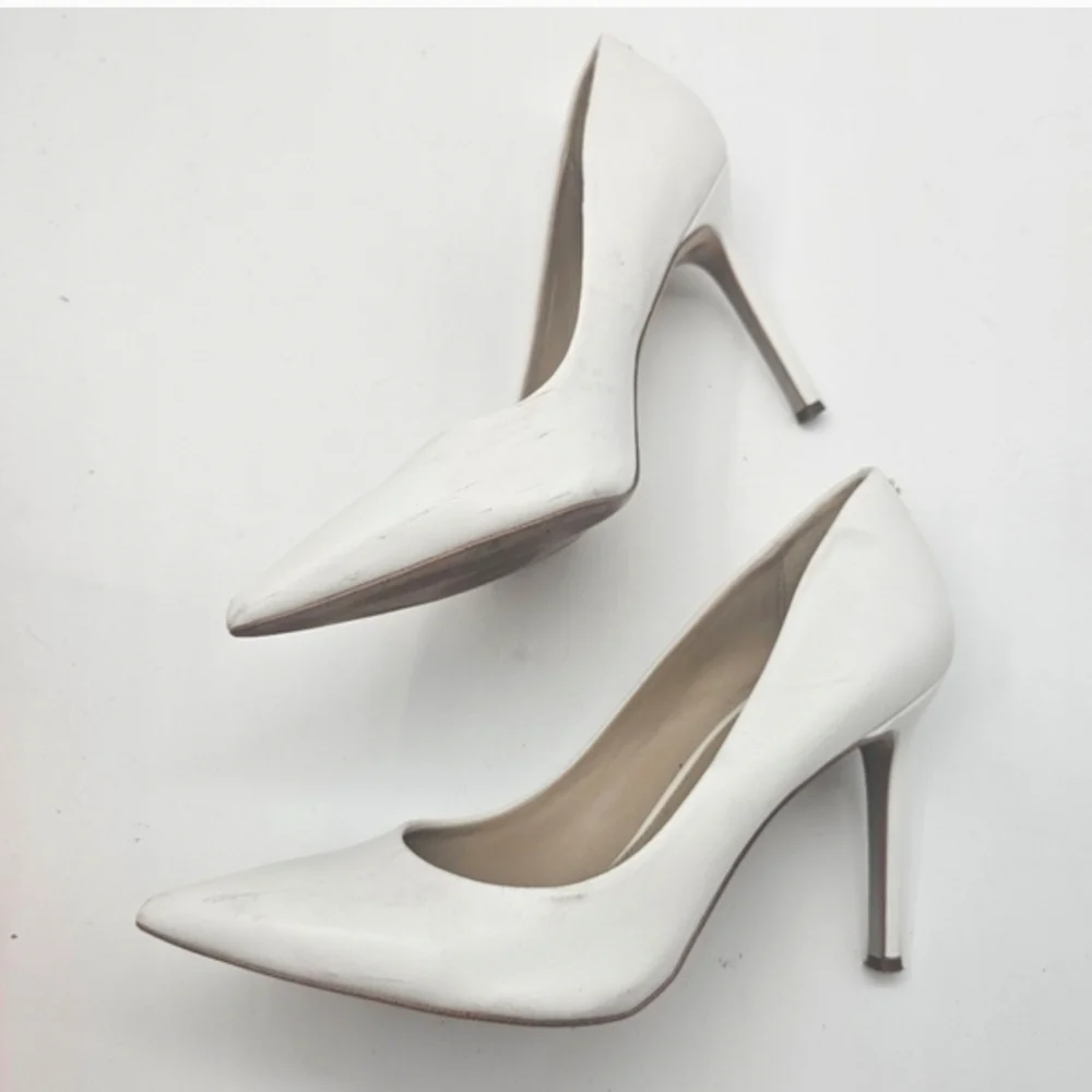 Sam Edelman Hazel Pointed Toe Pump Ivory Size 8.5